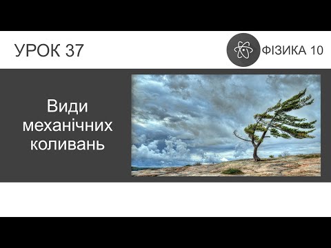 Видео: Фізика 10. Урок-презентація «Види механічних коливань» + 4 задачі