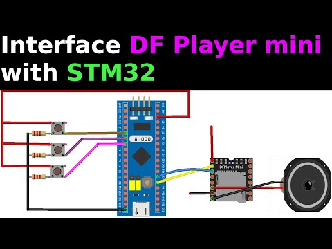 Видео: Интерфейс DF PLAYER mini с STM32