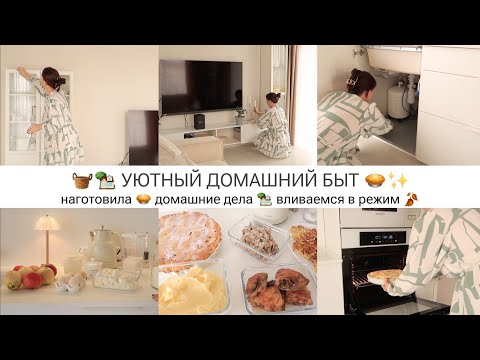 Видео: ВЛИВАЕМСЯ В РЕЖИМ ✨ ДОМАШНИЕ ДЕЛА / НАГОТОВИЛА / УБОРКА 🥧 ТВОРОЖНАЯ ШАРЛОТКА / ДОМАШНИЙ ЛАВАШ