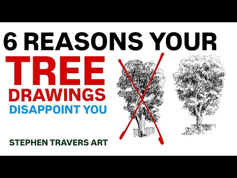 Видео: 6 причин, по которым ваши рисунки деревьев вас разочаровывают
