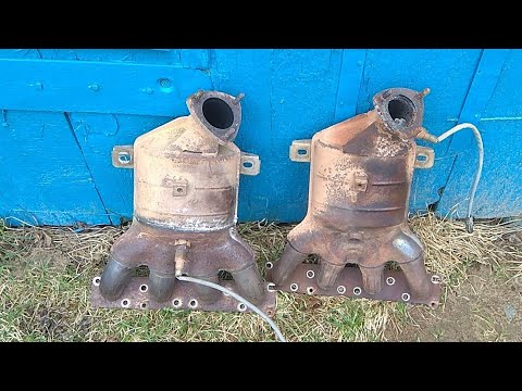 Видео: Лада Веста,,,масложер!!! После удаления катализатора!!!