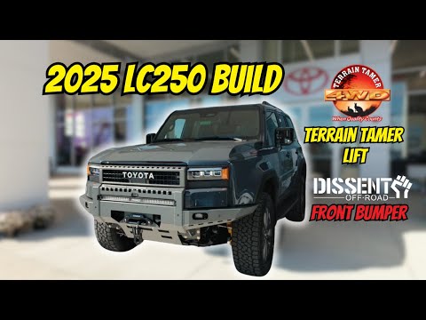 Видео: Toyota Land Cruiser 2025 года выпуска | Внедорожный бампер Dissent + лифт-кар Terrain Tamer.