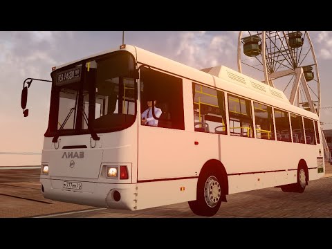 Видео: Карта GTA San-Andreas в Proton Bus Simulator : ЛиАЗ 5256.70 в PBS