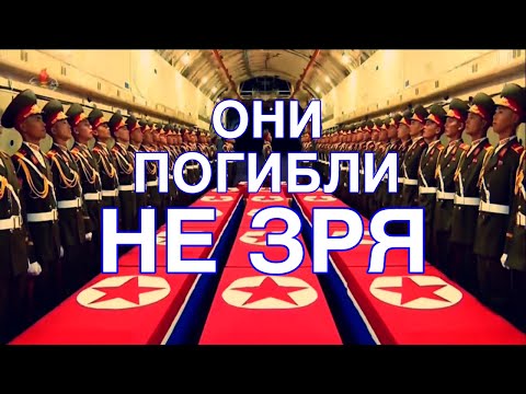 Видео: Встреча праха погибших в Курской области солдат в Пхеньяне. Русские субтитры