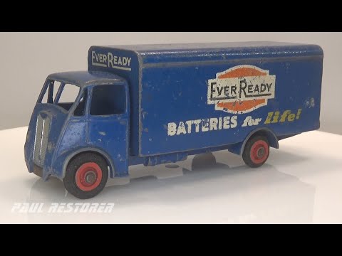 Видео: Dinky Supertoys Guy Van "Ever Ready" № 918 реставрация. Отливка игрушечной модели.