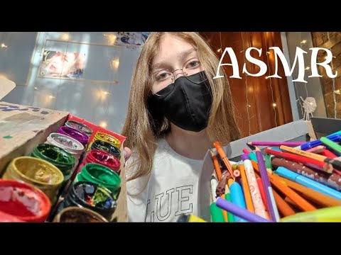 Видео: Асмр рисуем/асмр для сна/asmr draw/asmr for sleep😴