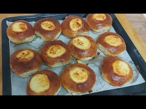 Видео: Ватрушки с творогом. Сүзбелі булочка өте дәмді оңай рецепт.