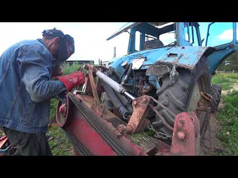 Видео: ремонт косилки крн 2 1