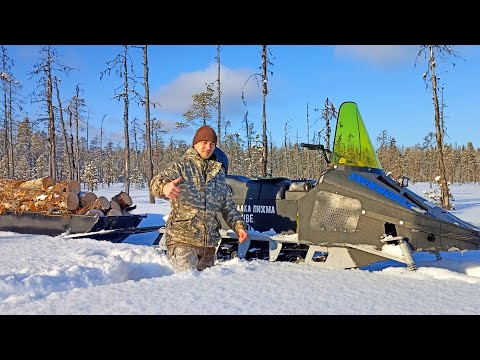 Видео: СНЕГА ПО САМЫЕ ПОМИДОРЫ, А ОН ТАЩИТ КУБ ДРОВ В ЦЕЛИК / ЭТОТ СНЕГОХОД ХОДИТ ПО ЛЮБОМУ СНЕГУ / СМ-002.