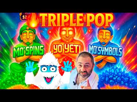 Видео: Ого!!! 😱 СУПЕР РЕДКИЙ ТРОЙНОЙ ПОП-ХИТ С ОГРОМНЫМИ ДЖЕКПОТАМИ НА SPOOKY LINK YETI 🔥