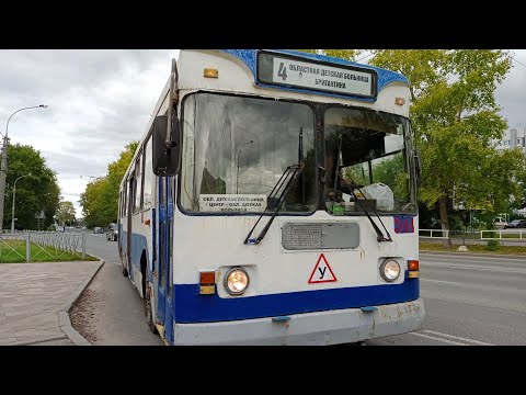 Видео: "Мой любимый!" ЗиУ 682ГМ1 (с широкой передней дверью) маршрут 4 (10.09.2022)