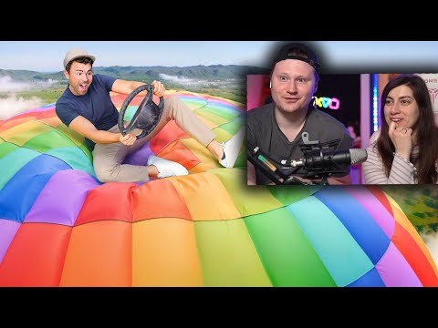 Видео: Как На Самом Деле Управляют Воздушными Шарами? | РЕАКЦИЯ на Mark Rober