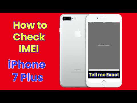 Видео: Как найти и проверить номер IMEI на iPhone 7 Plus (ЛЕГКО!)