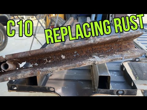 Видео: Проект C10: замена ржавой поперечины кузова на деталь LMC