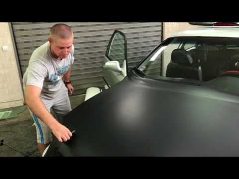 Видео: Фолио черен мат за капак