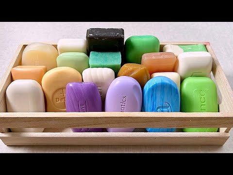 Видео: ASMR soap cutting 🧡 Резка мыла АСМР