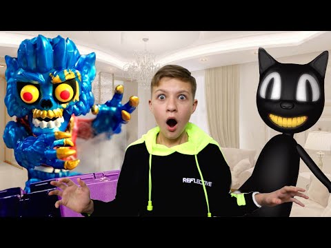 Видео: 13 уровней приключений Картун Кэт! Найди Золото Монстра Treasure X