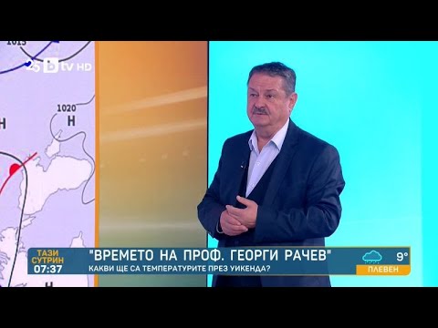 Видео: Георги Рачев: В понеделник ще вали доста, след това - пасторално ноемврийско време