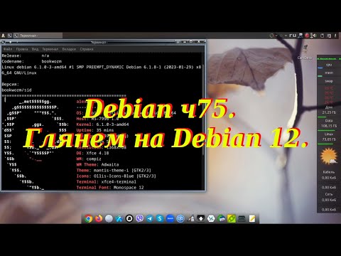 Видео: Debian ч75. Глянем на Debian 12.