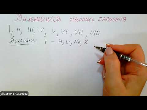 Видео: Прямий  ефір 21 07 2025  Тема 4.  Валентність хімічних елементів.