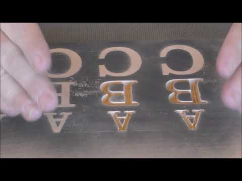 Видео: #576 Демонстрация вывесок из дерева, вырезанных вручную, на примере вставных букв и какие инструм...