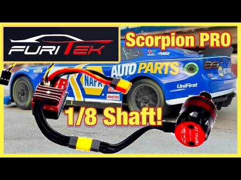 Видео: Furitek Scorpion Pro на валу Losi NASCAR 1/8 БОЛЬШЕ НИКАКИХ СЛОМАННЫХ МОТОРОВ!!!