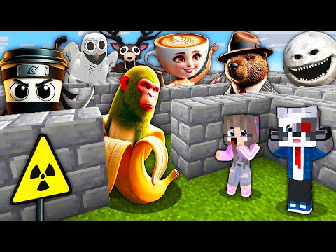 Видео: НУБ И ПРО В ЛАБИРИНТЕ БРЕЙНРОТ ЖИВОТНЫЕ и ОЛЕНЬ 99 НОЧЕЙ В ЛЕСУ ЛУНА ПРОСНУЛАСЬ В МАЙНКРАФТ АНИМАЦИЯ