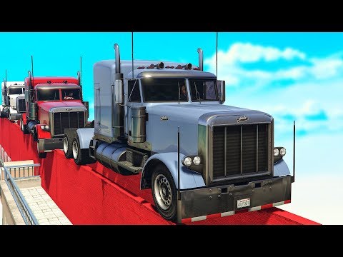 Видео: ДАЛЬНОБОЙЩИКИ ПРОШЛИ СКИЛЛТЕСТ НА ГРУЗОВИКАХ В GTA 5 ONLINE! ГОНИ, БЕГИ, ПЛЫВИ, ПРЫГАЙ! ГТА 5 ГОНКИ