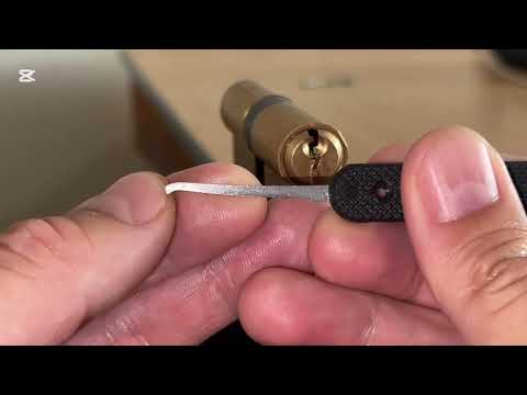 Видео: Вскрытие цилиндра Kale. Kale picked. #lockpicking #locksport #locksmith #kale