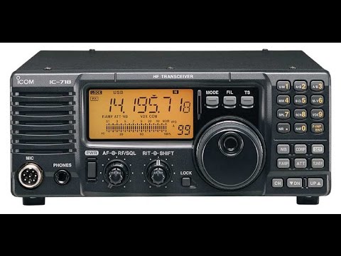 Видео: Icom ic-718 модернизация и настройка (modernization)