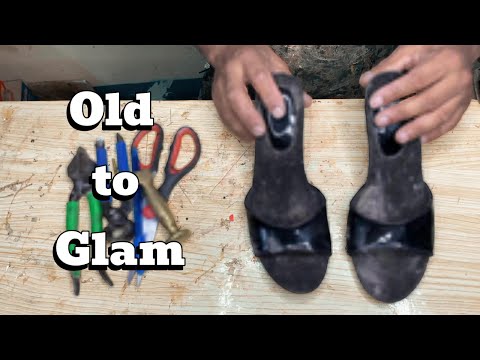 Видео: От Старых до Элегантных | Преображение Черных Туфель на Каблуке