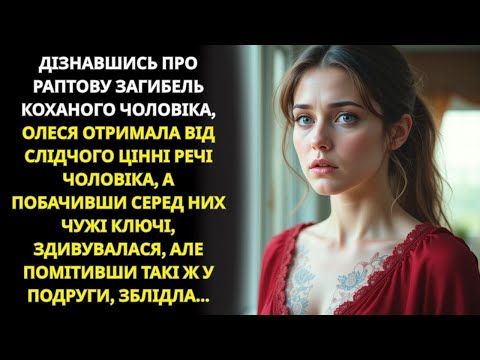 Видео: Отримавши речі покійного чоловіка від слідчого, Олеся знайшла чужі ключі, але…