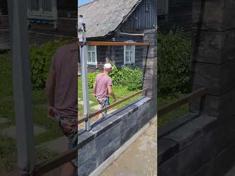 Видео: Заборы из блоков Гард