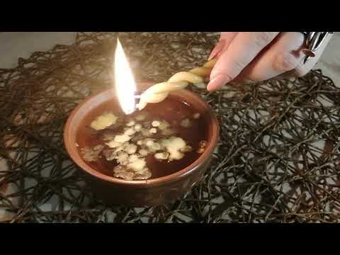 Видео: Есть ли воздействие на Ваше сознание? - отливка восковой свечой