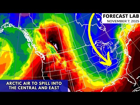 Видео: Пт 07.11.25 - Погода в США | Вспышка в Арктике на этих выходных | Что же нас ждет на следующей не...