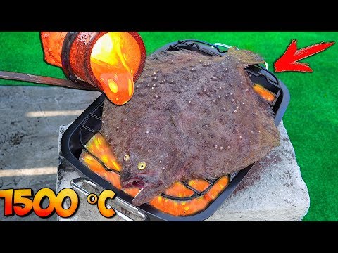 Видео: ЧТО ЕСЛИ ПРИГОТОВИТЬ РЫБУ на РАСКАЛЕННОЙ ЛАВЕ и СЪЕСТЬ ЕЁ..?!