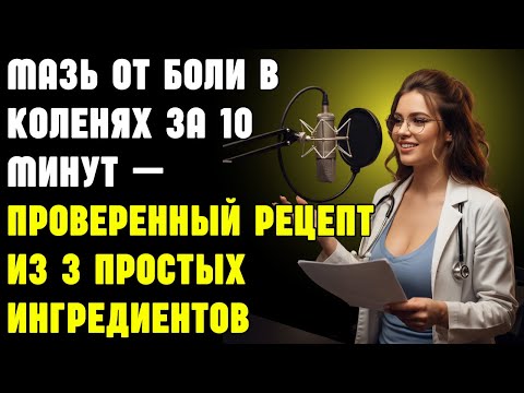Видео: Мазь от боли в коленях за 10 минут — проверенный рецепт из 3 простых ингредиентов | Здоровье пожилых