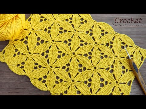 Видео: Удивительный ЦВЕТОЧНЫЙ УЗОР КРЮЧКОМ подробное ВЯЗАНИЕ МК 🌸 SUPER EASY Floral Pattern Crochet 🌸