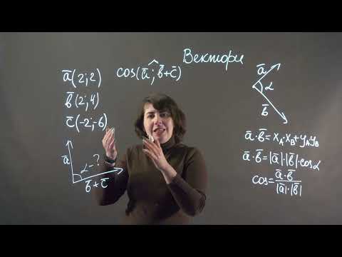 Видео: Кут між векторами | Геометрія 9 клас