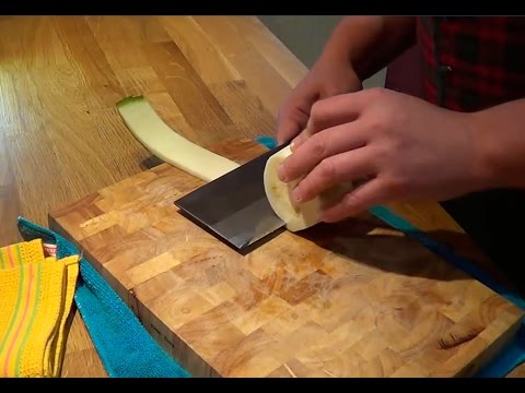 Видео: Техника #ЦайДао. Горизонтальный рез. Кабачок
