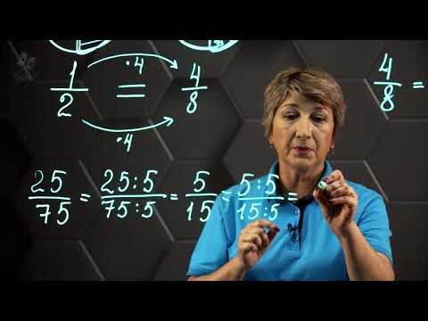 Видео: Основное свойство дроби. Сокращение дробей. 5 класс.