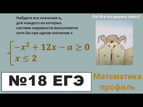 Видео: №18 ЕГЭ математика профиль (параметр)