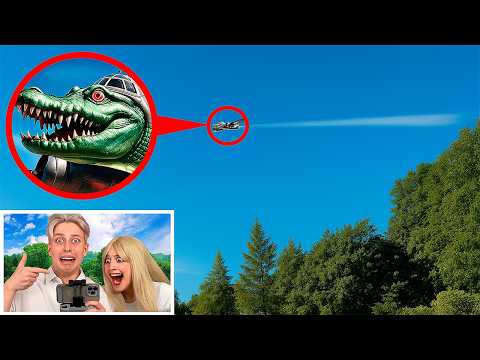 Видео: МОЙ ДРОН СНЯЛ НАСТОЯЩЕГО BOMBARDINO CROCODILO в Реальной Жизни!