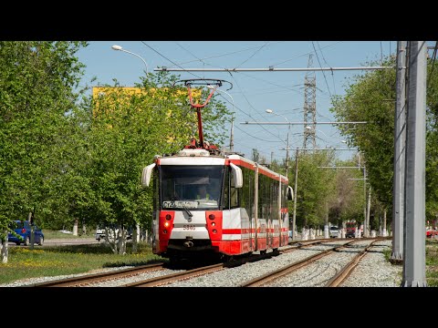 Видео: Проект «Трамвайное» s4 ep8. Волгоградский Скоростной Трамвай маршрут СТ2 ВГТЗ - Ельшанка на ЛВС-2009