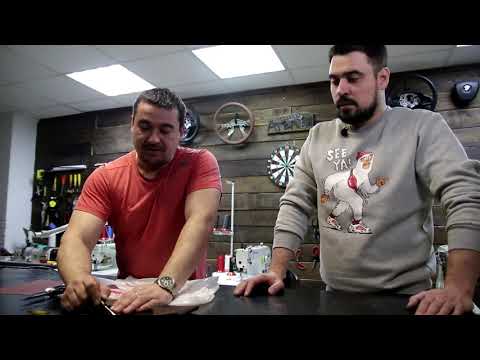 Видео: Тест материала для перетяжки руля