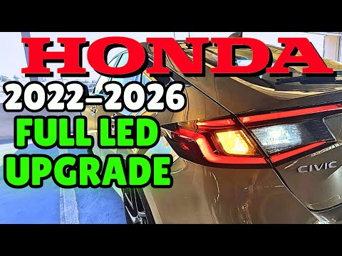 Видео: Оптимизированное светодиодное обновление для Honda Civic 11-го поколения! (Civic Hybrid 2025)