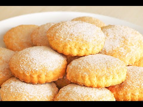 Видео: Коржики к чаю, очень вкусные, нежные и мягкие. Невероятный вкус и цвет! Самый простой рецепт печенья