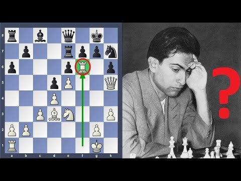 Видео: Ошеломляющая комбинация юного Таля! Шахматы для продвинутых. Михаил Таль стратегия и тактика.
