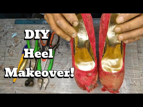 Видео: От изношенных до потрясающих! DIY-преображение цветочных туфель на каблуке