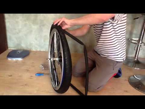 Видео: Как надеть велосипедную покрышку шину
